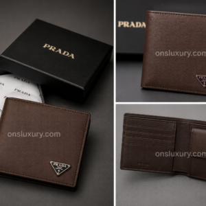 Prada Milano Brown Leather Wallet | Premium Men's Wallet