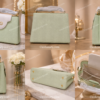 Classic Mint Green Leather Shoulder & Handbag