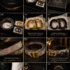 Premium Designer Belt Set with Dual Buckles