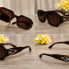 Premium Brown Geometric Fashion Sunglasses