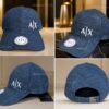 A|X Luxury Embroidered Adjustable Cap – Navy Blue